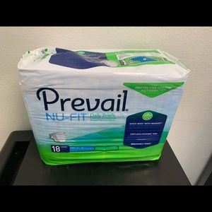Prevail adult diaper Size large